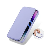 iPhone 15 Pro Max Magnētiskais MagSafe Atveramais apvalks Dux Ducis Skin X Pro - violets