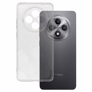 Īpaši plāns 1mm viedtālruņa apvalks Oppo Reno 12F 5G caurspīdīgs