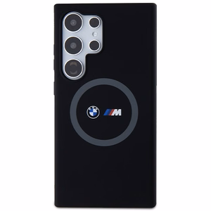 BMW M Silicone Printed Ring MagSafe чехол для Samsung Galaxy S24 Ultra - чёрный