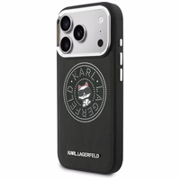 Karl Lagerfeld Point & Choupette Sketch MagSafe Maciņš for iPhone 17 Pro - melns