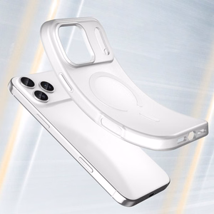 Magnetic Abrasive Case for iPhone 17 Pro Max Compatible with MagSafe - Matte White