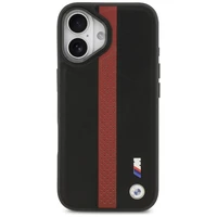 BMW M Perforated Stripe Logo Magnētiskais apvalks iPhone 17 - sarkans