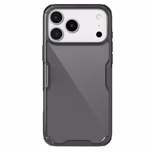 Nillkin Nature TPU Pro Чехол для iPhone 17 Pro Max - полупрозрачный чёрный