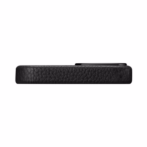 iCarer Litchi Premium ādas viedtālruņa apvalks iPhone 14 Plus Magnētiskais ādas apvalks ar MagSafe Melns (WMI14220711-BK)