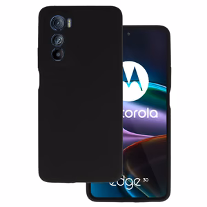 Силиконовый чехол Silicone Lite для Motorola Edge 30 чёрный