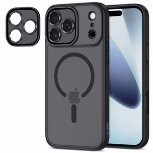 Tech-Protect MagCam MagSafe viedtālruņa apvalks iPhone 17 Pro - matēts melns