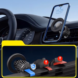 Auto turētājs BH-16A karboniskais magnētiskais MagSafe uz gaisa ventilācijas atveri melns (m)