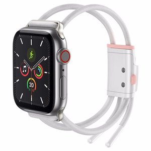 Baseus regulējama sporta siksna Apple Watch 3/4/5/6/SE 38/40mm (LBAPWA4-A24) balta-rožā