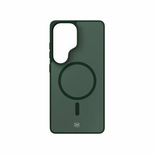 3mk Smoke MagCase priekš Samsung Galaxy S25 Ultra zaļš-caurspīdīgs