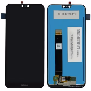 LCD Displejs saderīgs ar Nokia 7.1 melns HQ