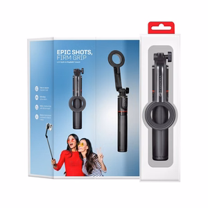 FORCELL F-GRIP MagSelfie S100M Selfie statīvs ar bezvadu tālvadību melns