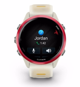 Garmin Forerunner 570 – GPS viedpulkstenis, AMOLED, 42 mm, rozā/balts