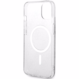 Guess 4G Magnētiskais viedtālruņa apvalks iPhone 15 Plus / 14 Plus - melna