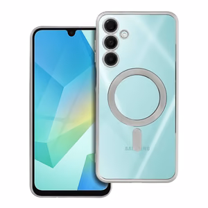 Чехол для Samsung A16 5G / A16 4G Electro Mag Cover совместимый с MagSafe серебряный