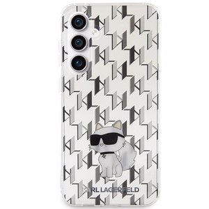 Karl Lagerfeld KLHCS23FEHNCMKLT S23 FE S711 caurspīdīgs cietais apvalks monogramma Choupette