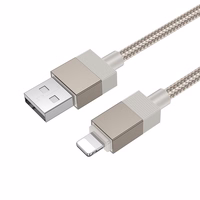 Kabelis USB A uz Lightning Hoco 2,4A 1 m X110 zelta
