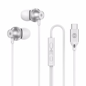 Forever vadu austiņas EP-02 USB-C baltas