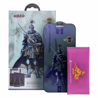 OG 6D Shuijia aizsargstikls – paredzēts Iphone 16 Pro / 17, melns