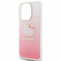 Hello Kitty IML Gradient Electrop Kitty Head viedtālruņa apvalks iPhone 14 Pro Max - rozā