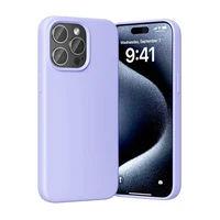 Vention KUFV0-40 Silikona apvalks viedtālrunim iPhone 15 Pro Max (m) - violets
