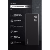 Portatīvais lādētājs WK Design "WP-121" melns 20000mAh