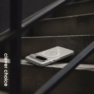 Crong Hybrid Clear Magnetic MagSafe vāciņš ierīcei Xiaomi Redmi Note 15 Pro+, caurspīdīgs