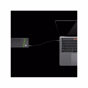 Green Cell KABGC31 USB kabelis USB 2.0 0.3 m USB C melns