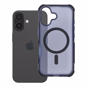 Maciņš priekš iPhone 16 Forcell F-Protect BumperX Premium saderīgs ar MagSafe tumši zils