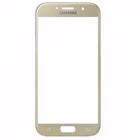 Outer Screen Glass Saderīgs ar Samsung A320 A3 2017 Zeltains HQ