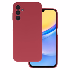 Силиконовый чехол Silicone Lite для Samsung Galaxy A15 4G/5G бордовый