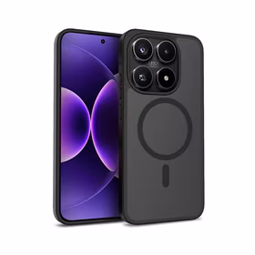 Crong Hybrid Matte Magnetic - Xiaomi 17 MagSafe maciņš (melns)