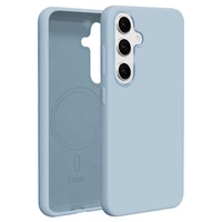 Etteri Silikona Mag maciņš for Samsung Galaxy S25 gaiši zils