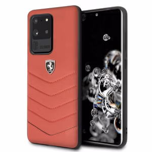 Ferrari cietais apvalks FEHQUHCS69RE S20 Ultra G988 sarkans Heritage