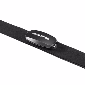 Rockbros HRM812 Bluetooth ANT+ sirdsdarbības sensora josta, IP67 – krāsa: melna