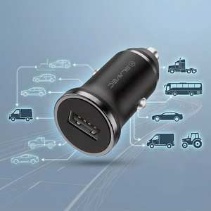 Blavec Auto lādētājs BS-01A-C Road - USB - QC 3.0 18W ar USB to Type C cable (CCBS01ACR-UB) melns