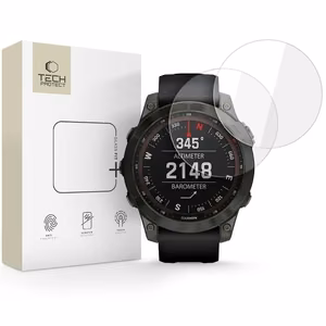 Tech-Protect Glass Fit+ 2-pack rūdītais stikls Garmin Fenix 7 / 7 Pro - caurspīdīgs