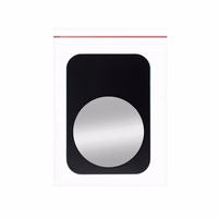 Zīmīte magnētiskajam auto turētājam melna un sudrabaina