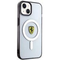 Ferrari FEHMP14SURKT iPhone 14 6.1" caurspīdīgs cietais viedtālruņa apvalks kontūras magnētiskais (MagSafe)