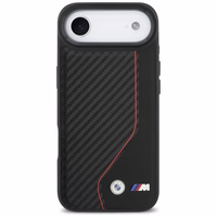 BMW M Carbon Line & Logo Magnētiskais viedtālruņa apvalks iPhone Air - sarkans