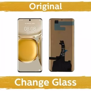 LCD displejs saderīgs ar Huawei P50 Pro melns (Atjaunots: Ķīna)(versija bez rāmja)