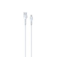 Devia kabelis Kintone EC143 USB - Lightning 1,0 m 2,1A balts
