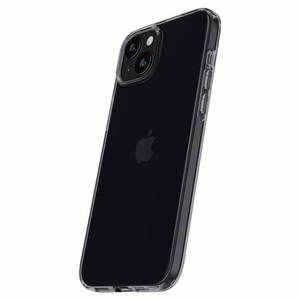 Spigen Crystal Flex viedtālruņa apvalks iPhone 15 Plus - pelēks/caurspīdīgs