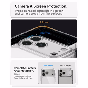 Spigen Ultra Hybrid maciņš, paredzēts iPhone 18 Pro Max / 17 Pro Max, caurspīdīgs