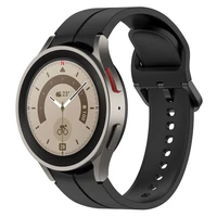 Silikona siksniņa SAMSUNG Watch 4 / 5 melna (5)