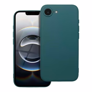 MATT viedtālruņa apvalks IPHONE 16e (SE 4 2025) tumši zaļš