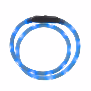 Silikona LED mājdzīvnieka kaklasiksna LLFG24034