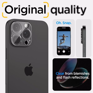 Spigen Optik.tR kameras aizsargs iPhone 14 Pro / Pro Max / 15 Pro / Pro Max / 16 Pro / Pro Max – caurspīdīgs, 2 gab.