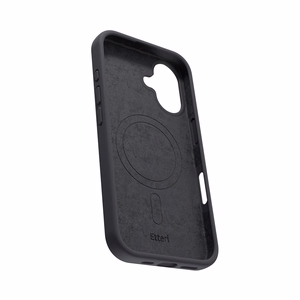 Etteri Silikona mag futrālis iPhone 16 Plus 6,7" melns