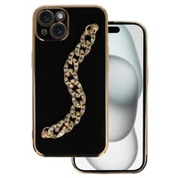 Moderns viedtālruņa apvalks Iphone 13 dizains 4 melna