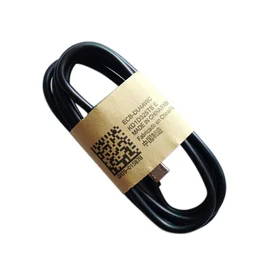 USB kabelis microUSB melns HQ, 1,0 m